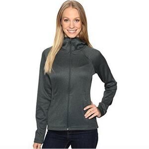 North Face Gray Agave Full Zip Jacket Women's S Small